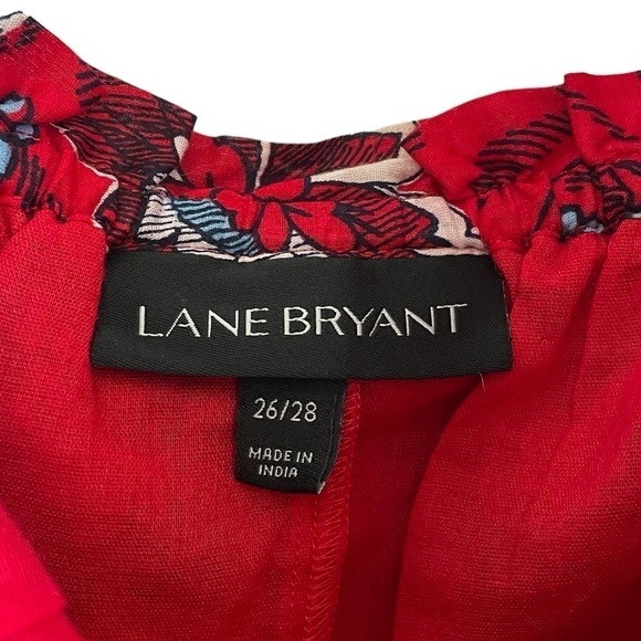 Lane Bryant Floral Off the Shoulder Ruffle Maxi Dress, Size 26/28 - Picture 4 of 8